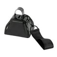 thumbnail image 1 of Cencerro de hierro de 7,4 cm con cuerda para muñeca, campana de animación con asa de transporte, multiusos para juegos de fútbol, ​​accesorio de Negro, 1 of 8