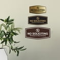 thumbnail image 4 of Fancy No Soliciting Seriously it is Very Annoying Sign (Ivory/Dark Brown) - Medium, 4 of 5