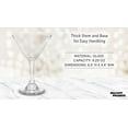 thumbnail image 4 of Classic Martini Glasses 9.25 oz. Set of 10, Bulk Pack - Great for Cocktails, Wedding Favors, Party Favors, Events - Clear, 4 of 6