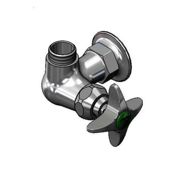 T&S Brass 007265-40 Base Faucet BL-5710-1 w/ Easy Install Swivel Adapter