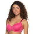 thumbnail image 2 of Paramour by Felina - Marvelous Side Smoothing T-Shirt Bra - Bras for Women, Seamless Bra, Lingerie for Women, Plus Size Bra (Color Options) (Fuchsia Rose, 42DDD), 2 of 3