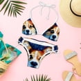 thumbnail image 6 of Pixel Dog Detachable Sponge Adjustable Strap Bikini Set Two-Pack Beachwear Scene Swimsuit, 6 of 6