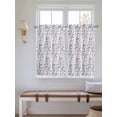thumbnail image 2 of Purple Grey Botanical Living Room Curtains 2 Panel, Spring Floral Summer Farmhouse Cafe Window Treatment, Farmhouse Bedroom Bathroom Kitchen Curtains Drapes 104"x54", 2 of 6