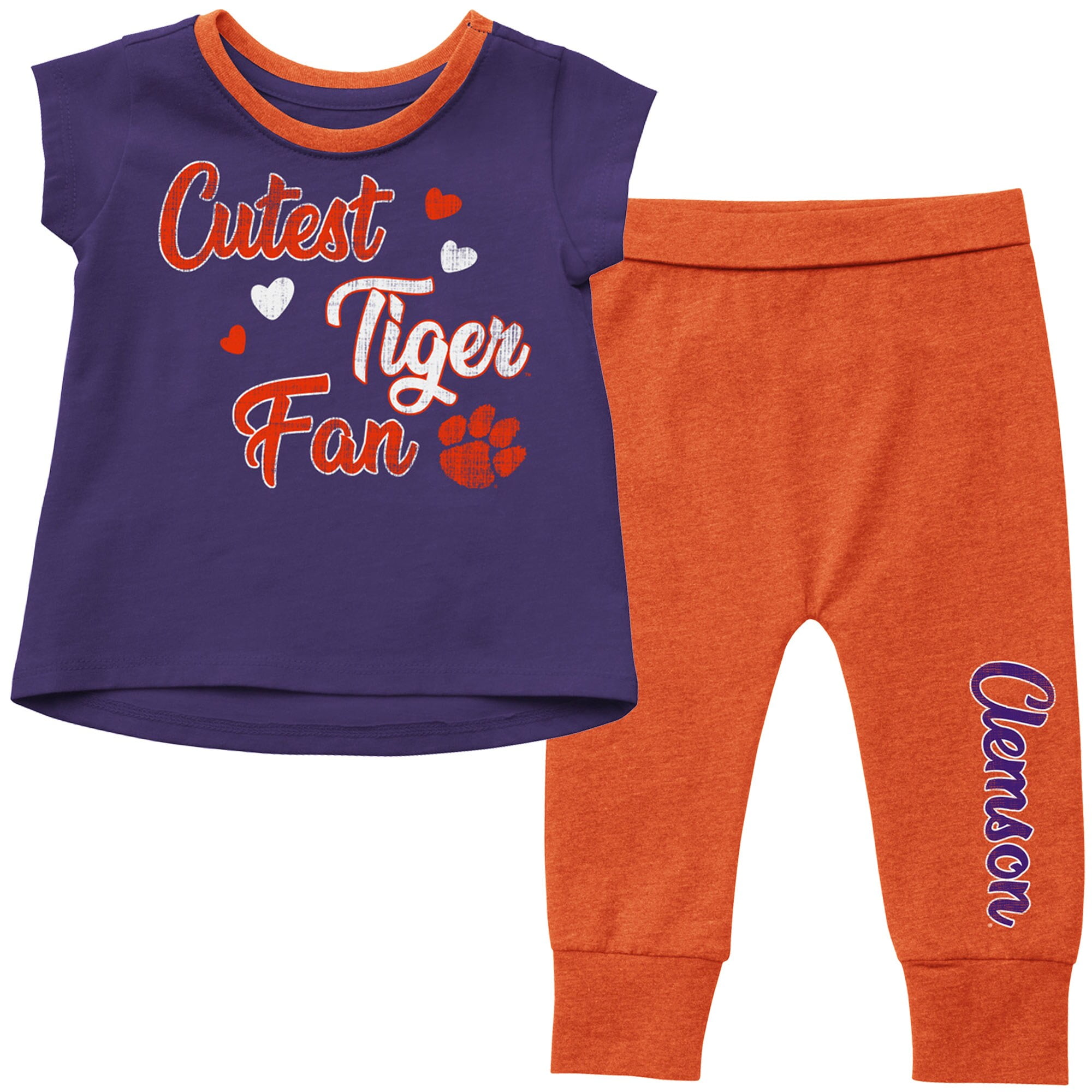 Clemson Tigers Colosseum Girls Newborn 