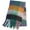 Green-yellow, variant on Women's Colorful Four-Plaid Scarf Thick Beard Thickened Double-Sided Plaid Engraved Shawl