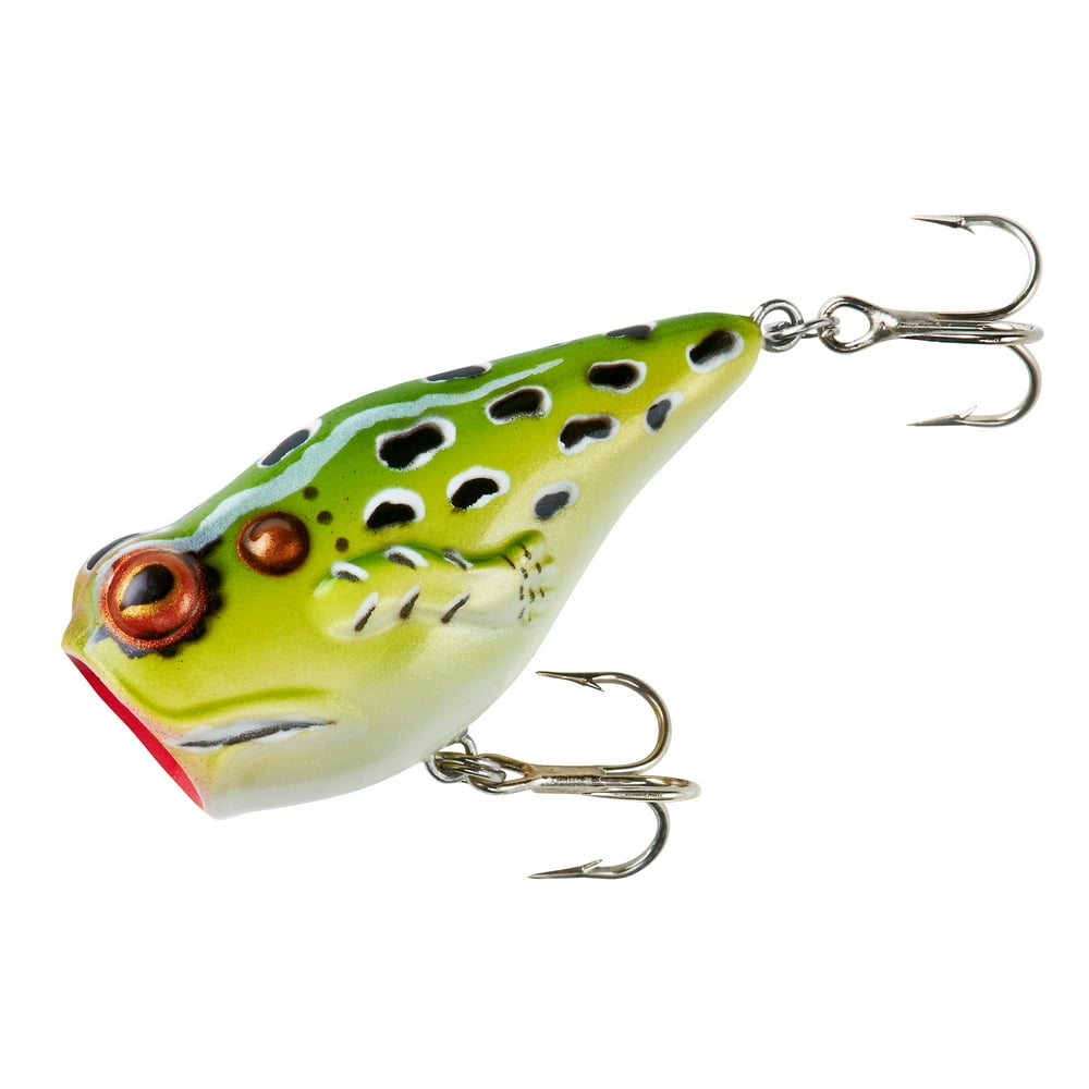 Rebel Pop'N Frog Topwater Leopard Frog 1 7/8" 3/16 oz. - Walmart.com - Walmart.com