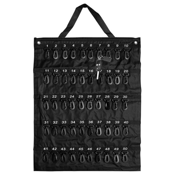 Rollable Key Case, Roll Up Key Organizer, Roll Up Key Case, Flexible Durable Vinyl, 50 Keys