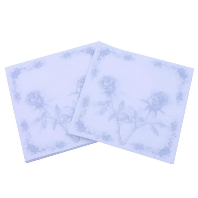Servilletas de Papel Desechables Decorativas Gloria para Bodas Cumpleaños Duchas para Bebés Festivos gris Servilletas de papel florales