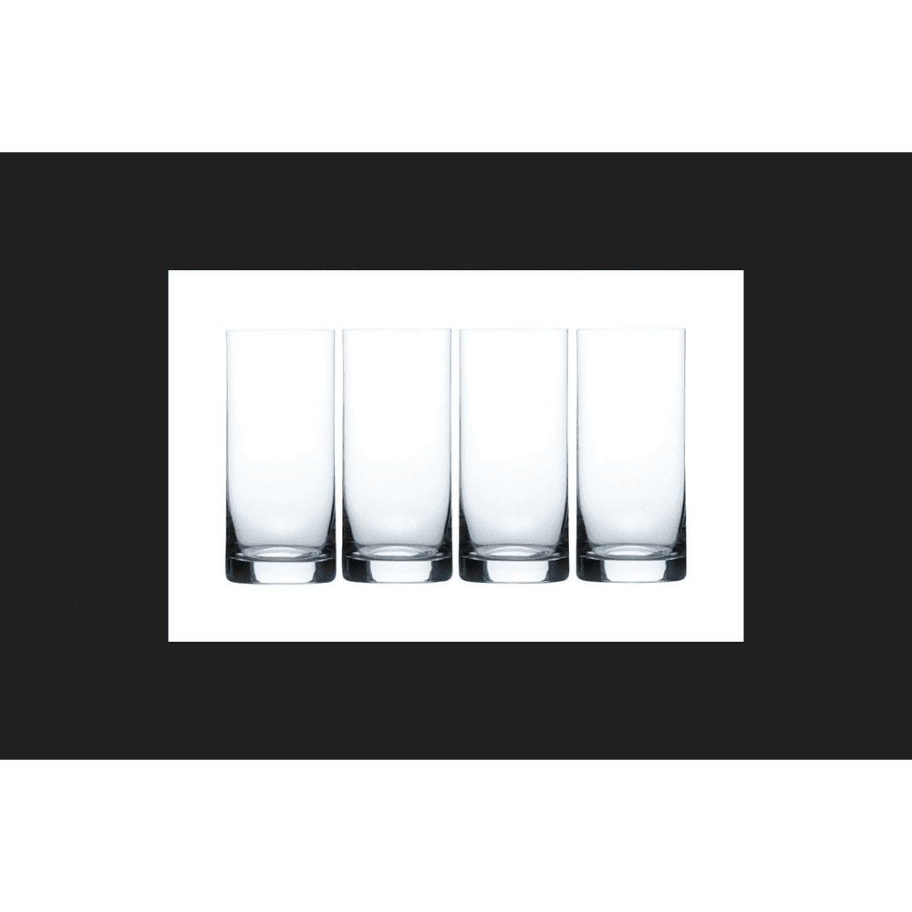 Mikasa Julie Highball Drinking Glass (Set of 4), 16.75 oz, Clear