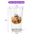 thumbnail image 5 of Vintage Maine Coon Say Hello Mother's Day Summer Sunflower Field 16oz Pint Beer Glass Mug Cat Lover Kitten Owner Gifts Beer Glasses Cup - 12005, 5 of 5