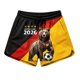 thumbnail image 2 of Women's Football Graphic T-Shirt, Women's Casual Loose Fit Printed Shorts with Pockets - Elastic Waist Drawstring Summer Shorts for Soccer Tournament 2026 Yellow Size: M, 2 of 5