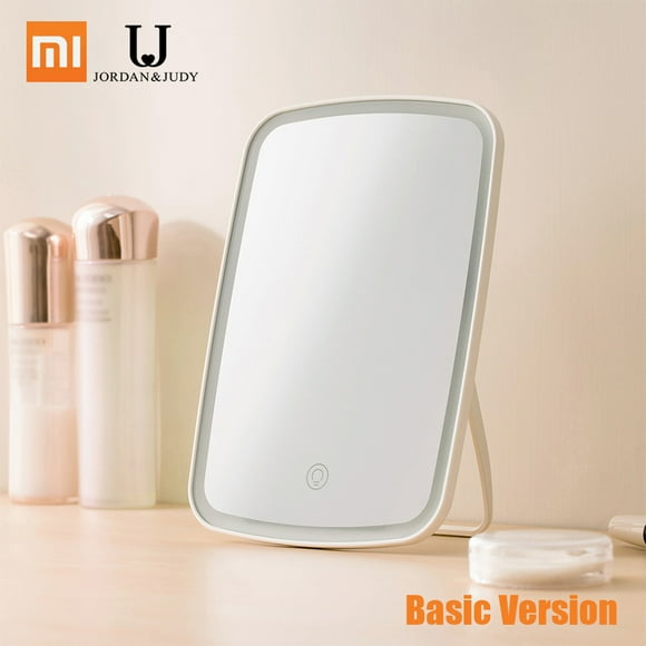 Mijia LED Makeup Mirror with Light Touch Switch Control Natural Portable Makeup Led Light Dormitory Desktop Mirror 1200mAh