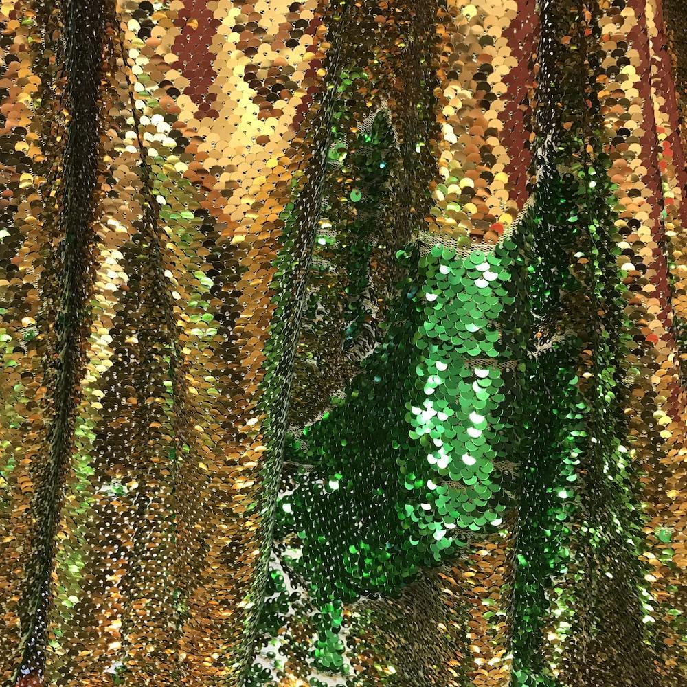 Gold Sequin Fabric 52 Inch Wide 