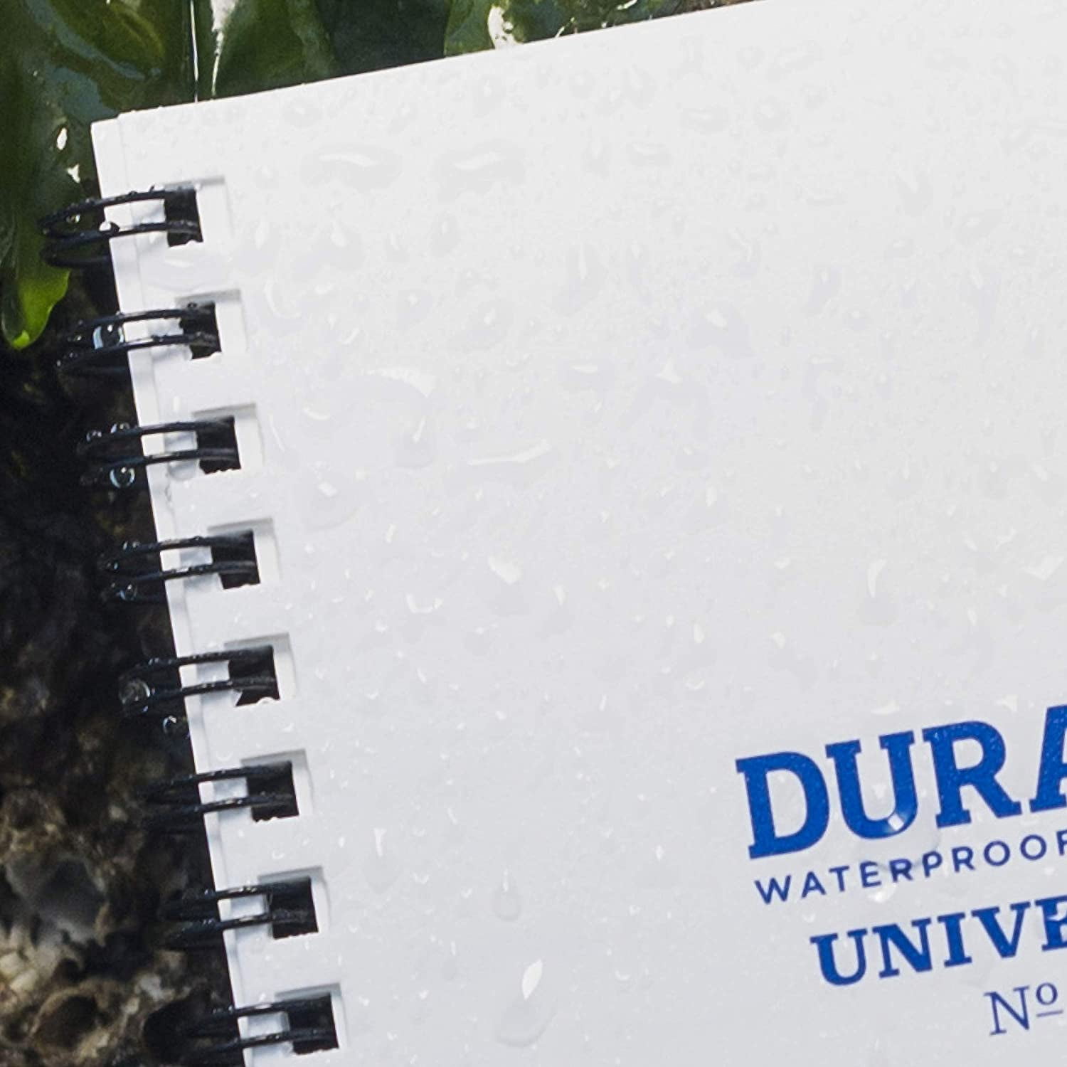 DURARITE White Cover Rite in the Rain Waterproof 4 5/8 x 7 No. 673 Side-Spiral Notebook Universal Pattern