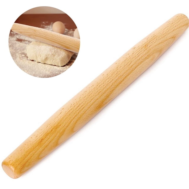 Rodillo De Madera Rodillo De Masa Herramienta Esencial De Utensilios De Cocina Para Hacer Pasteles De Pasta Y Galletas Noticed HA037850-00