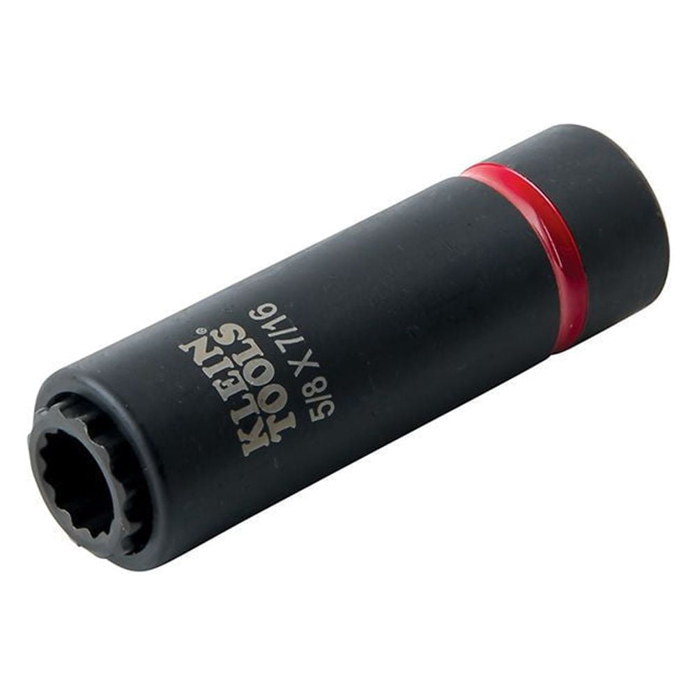 Klein Tools 66012 5/8 in. and 7/16 in. 2-in-1 12-Point Impact Socket