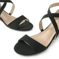 thumbnail image 5 of DREAM PAIRS Women's Ankle Strap Low Wedge Sandals, 5 of 5