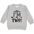 thumbnail image 2 of Inktastic 2nd Birthday 2 Year Old Arrow Toddler Sweatshirt, 2 of 4