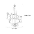 thumbnail image 2 of GOOHOCHY 2 Pcs Boules d'Équilibre Ornement Argent Conscience Spatiale Jeu Intérieur Extérieur, 2 of 8