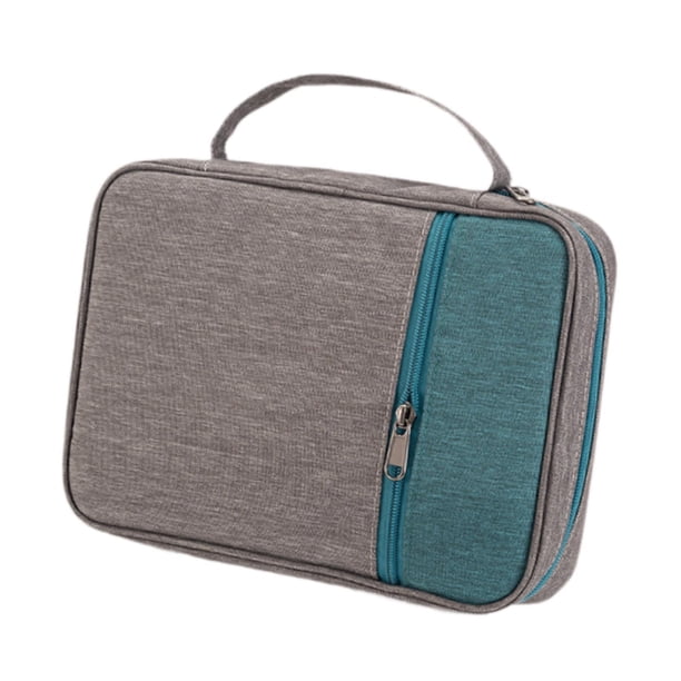 Bolso protector de libros, mochila informal, multifunción, impermeable, con asa, Biblia Verde