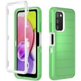 thumbnail image 4 of NIFFPD Samsung Galaxy A03S Case with Screen Protector (Anti Spy Privacy) Tough Rugged Shockproof Protective Phone Case for Galaxy A03S Green&White, 4 of 6