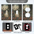 thumbnail image 3 of Yayeee Blank Wall Plate Cover 1-Gang 4.5"x2.7" Home Unused Decorative Outlet, Ghost in Strawberry Fields, 3 of 7