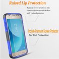 thumbnail image 4 of Samsung Galaxy J7 Prime Case, Galaxy J7V Case, Dual Layers And Kickstand Bundled with [Premium Protector] Hybird Shockproof And Circlemalls Stylus (Blue), 4 of 7