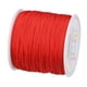 thumbnail image 1 of Rollo de 90 m de cordón trenzado de macramé, hilo de nailon para abalorios, ideal para pulseras DIY. rojo, 1 of 7