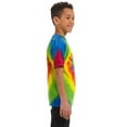 thumbnail image 3 of Colortone Multi Color Tie Dye Youth Short Sleeve Tee T1001Y, 3 of 3