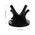 thumbnail image 2 of RENACLIPY 3pcs Baseball Holder Acrylic Black Non-slip Stable Home Decoration, 2 of 8
