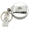 thumbnail image 4 of 4 Pack Heavy Duty Retractable Badge Holder Reel,Metal ID Badge Holder with Belt Clip Key Ring for Name Card Keychain, 4 of 8