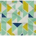 thumbnail image 4 of oneOone Organic Cotton Poplin Twill Fabric Parallelogram & Triangle Geometric Print Fabric By The Yard 42 Inch Wide, 4 of 4
