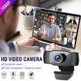 thumbnail image 1 of NARABB Webcam Full HD 1080P Web Mini Camera With Microphone USB Web For PC Computer Laptop, 1 of 9