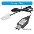 thumbnail image 5 of lanema NiCD NiMH Battery Charger Cable 8.4V USB Charging Cord For Remote Models L6.2 2P, 5 of 10
