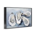 thumbnail image 3 of Stupell Industries Coastal Four Oysters Impression Black Framed Giclee Art, 18 x 12, by Petals Prints Design, 3 of 9