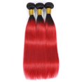 thumbnail image 3 of Extensiones de cabello Nuailisex 1B/Red Straight Brazilian 40-50 cm, 3 of 8