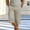 Beige, variant on Cargo Shorts for Men Multi Pockets Elastic Waist Hiking Short Pants Knee Length Summer Casual Cargo Shorts White XL