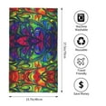 thumbnail image 2 of Fotbe Pride Rainbow Toalla Premium con Patrón, Toalla de Microfibra de Secado Rápido, Ligera y Altamente Absorbente (27.5x16in), Ideal para Uso Diario, 2 of 6