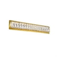 thumbnail image 3 of Elegant Lighting Monroe 24.4" Royal Cut Crystal Vanity Light in Gold, 3 of 5