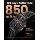 thumbnail image 4 of HAYLOU IRON N1 Reloj Inteligente Militar para Hombres, 2.01" HD AMOLED Display, 100 Días de Duración de la Batería (850 mAh), 5ATM, Bluetooth Teléfono Llamada Smartwatch, Compatible con y Android, 4 of 5