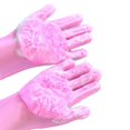 thumbnail image 2 of Guantes de esponja de limpieza, guantes para lavar platos, cepillo de limpieza reutilizable de silicona, depurador resistente al calor brillar Electrónica, 2 of 4
