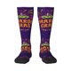 thumbnail image 1 of Fotbe Mardi Gras2 Calcetas Divertidas Estampadas para Hombre y Mujer, Calcetas de Algodón hasta la Rodilla para Caminar, Correr, Enfermería y Embarazo, 1 of 6