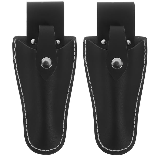 FELTECHELECTR 2 fundas protectoras para tijeras, fundas de cuero para tijeras de plantas.
