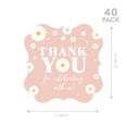 thumbnail image 5 of Koyal Wholesale Fancy Frame Kids Party Favor Thank You Tags with String - Daisy Birthday Gift Tags For Gift Bags, 5 of 5