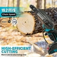 UNTIMATY Mini Cordless Chainsaw, 6Inch Battery Powered Chain Saw with