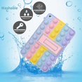 thumbnail image 2 of Fidget Toys Case for iPad,Sensory iPad with Fold Kickstand and Lanyard,Stress Reliever Cover,Silicone Tablet Shell Kid Adult (for Air 2019 / Pro 10.5), 2 of 4