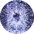 thumbnail image 1 of Ahgly Company Machine Washable Indoor Round Persian Blue Bohemian Area Rugs, 7' Round, 1 of 4