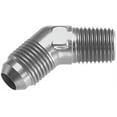 thumbnail image 2 of Red Horse Performance 823-03-04-5 RHP823-03-04-5 -03 45 DEGREE MALE ADAPTER TO -04 (1/4") NPT MALE - CLEAR, 2 of 2