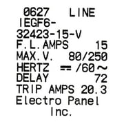 Airpax Boat Toggle Circuit Breaker IEGF6-32423-15-V | 1 Pole 15A 250V