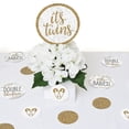 thumbnail image 6 of Big Dot of Happiness It's Twins - Gold Twins Baby Shower Giant Circle Confetti - Party Decorations - Large Confetti 27 Count, 6 of 7